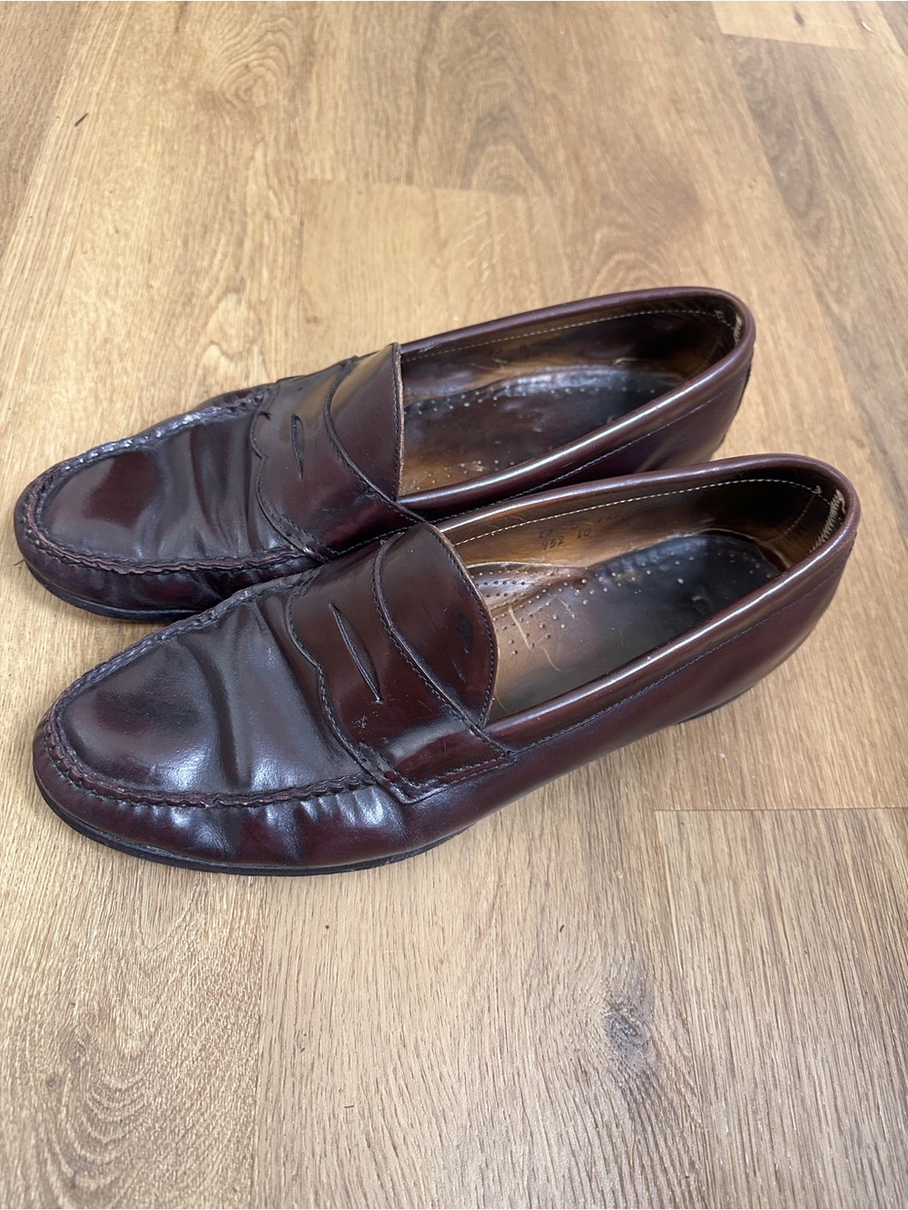 J.P. Forbes & Co Prime Leather Penny Loafers Men’s Size 12 Classic Dress Shoes